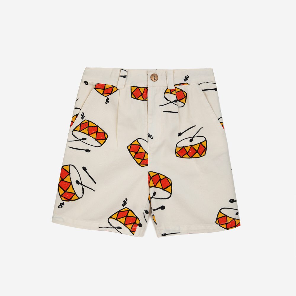 Play the Drum All Over denim bermuda shorts| 124AC08511011