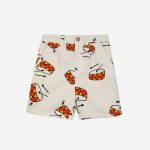 Play the Drum All Over denim bermuda shorts| 124AC08511011