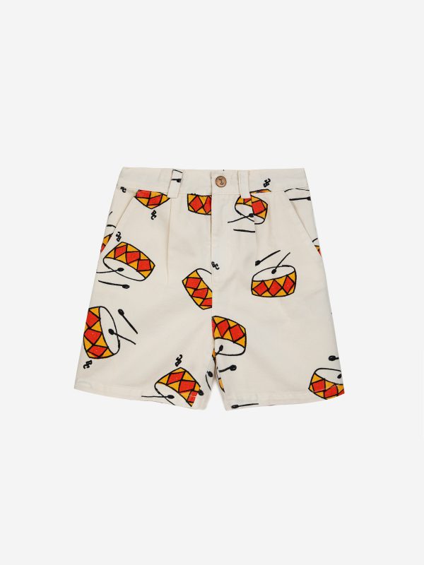 Play the Drum All Over denim bermuda shorts| 124AC08511011