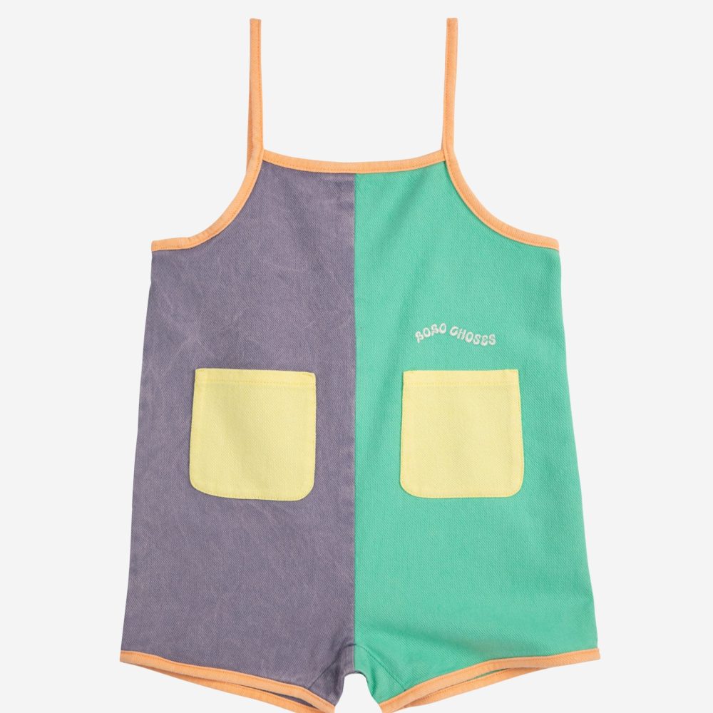 Детский комбинезон (Color block woven playsuit) торг. марки "BOBO CHOSES", арт. № B125AB07499112, материал: 80% хлопок, 20% хереработанный хлопок, раз