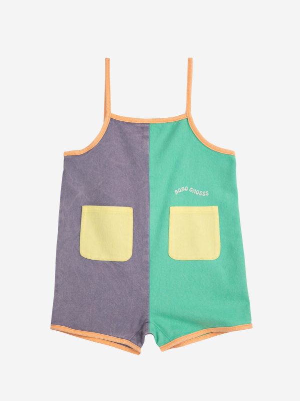 Детский комбинезон (Color block woven playsuit) торг. марки "BOBO CHOSES", арт. № B125AB07499112, материал: 80% хлопок, 20% хереработанный хлопок, раз