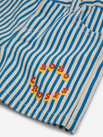 Bobo Choses Circle stripes woven shorts| 124AC08341013