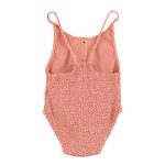 swimsuit w/ buttons | coral w/ animal print,3y купальник с пуговицами | коралловый с анималистическим принтом,