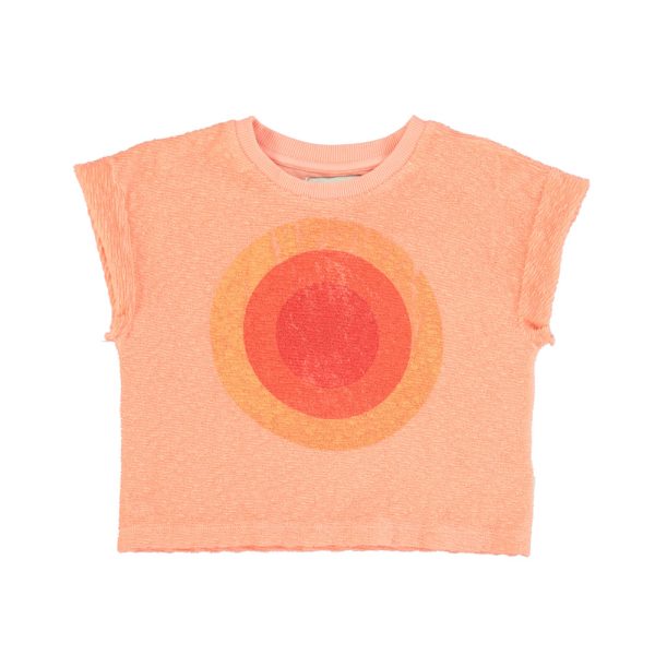 t'shirt | coral w/ "la playa" print,6y футболка | коралловый с принтом "la playa",