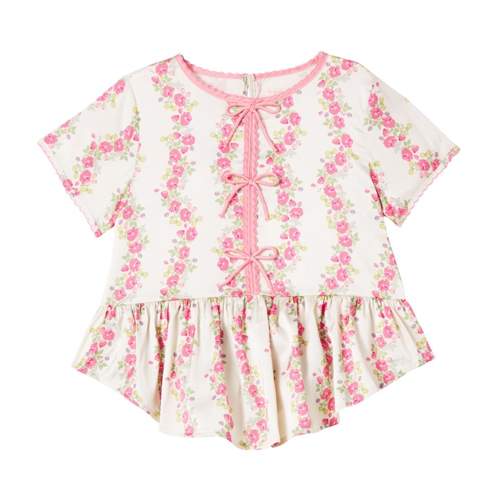 Блузка для девочек (SHEENY BLOUSE) торг. марки "Konges Slоjd", арт. № KS102428, материал: 97% полиэстер, 3% эластан