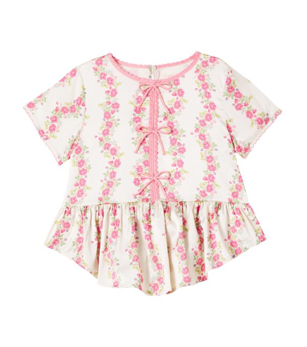 Блузка для девочек (SHEENY BLOUSE) торг. марки "Konges Slоjd", арт. № KS102428, материал: 97% полиэстер, 3% эластан