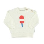 sweatshirt | ecru w/ ice cream print,24m толстовка | экрю с принтом мороженого