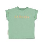 t'shirt | green w/ multicolor circle print, 24m футболка | зеленый с многоцветным круговым принтом,