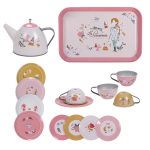 Металлический чайный сервиз (Metal tea set Les Parisiennes) торг. марки "Moulin Roty", арт. №642577