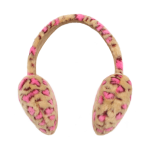 Мягкие наушники-ободок для девочек (Heart Fur Leopard Earmuffs), торг. марки "JELLY MALLOW", арт.№ JM2521169, материал: полиэстр 100%