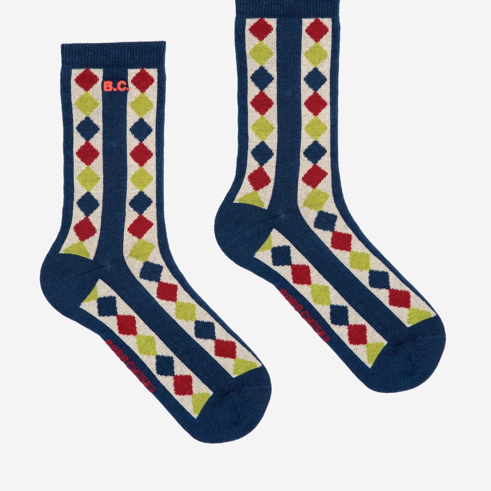 Fairy Dog and Diamonds long socks pack
