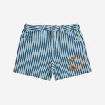 Bobo Choses Circle stripes woven shorts| 124AC08341013