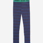 Ribbed stripes legging