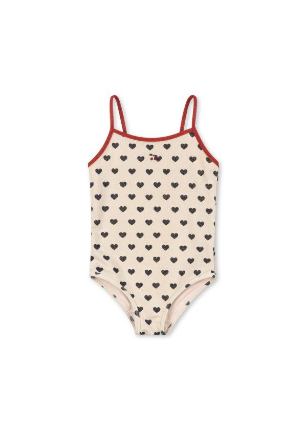 Купальник для девочек (MANON GLITTER SWIMSUIT) торг. марки "Konges Slоjd", арт. № KS104984, материал: 82% нейлон, 10% люрекс, 8% эластан, размер: 3г.