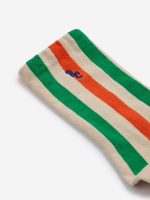 Vertical Stripes long socks| 124AI01120082
