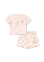 Комплект для девочек (LIN TEE SET GOTS) торг. марки "Konges Slоjd", арт. № KS104935, материал: 100% хлопок, в комплекте - футболка и шорты, размер: 18