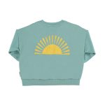 sweatshirt | green w/ "burning sand" print,8y толстовка | зеленый с принтом горящий песок,