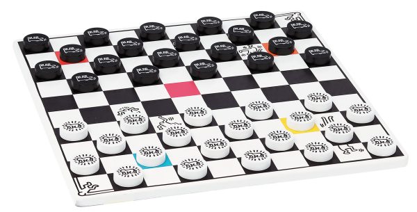 Шашки/Нарды (Le Jacquet / checkers set - Keith Haring) торг. марки "Vilac", арт. № 9228