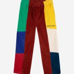 Bobo Choses color block corduroy straight pants