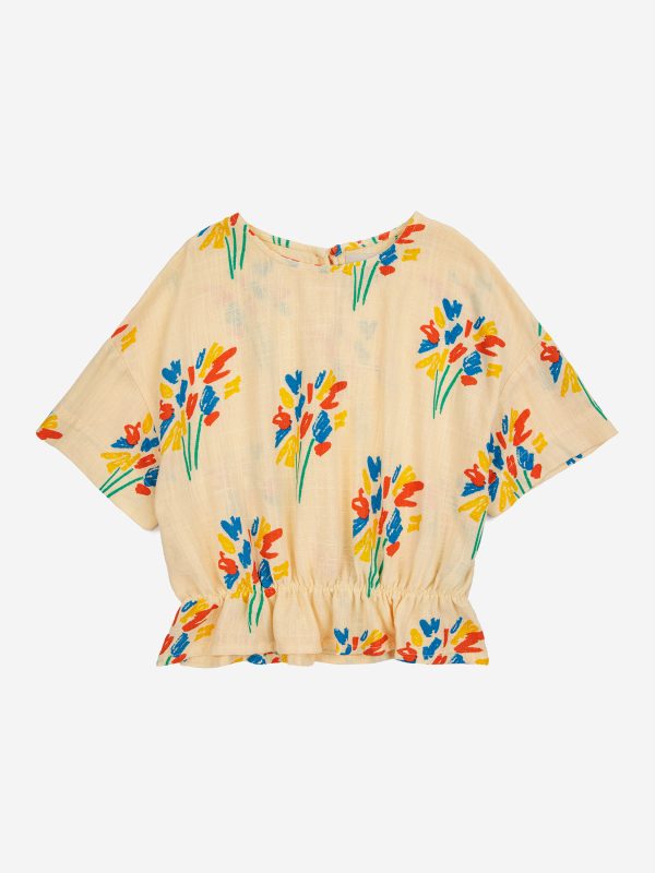 Fireworks all over woven top| 124AC03470013