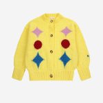 Sparkles intarsia cardigan