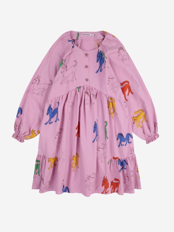Wonder Horse all over woven dress