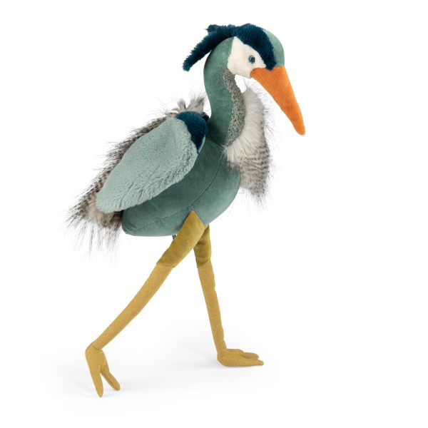 Плюшевая цапля (Heron Tout autour du monde) торг. марки "Moulin Roty", арт. №719051