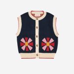 Жилет для девочек (Kaleidoscope vest - NAVY BLUE,2-3 Years) торг. марки "BOBO CHOSES", арт. № B225AC10641101, материал: 100% органический хлопок, возраст/размер: 2-3 года