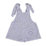 short jumpsuit w/ straps | lavender w/ yellow flowers, 3y короткий комбинезон на бретелях | лавандовый с желтыми цветками,