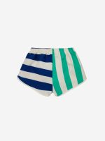 Multicolor Stripes swim shorts| 124AC14919813
