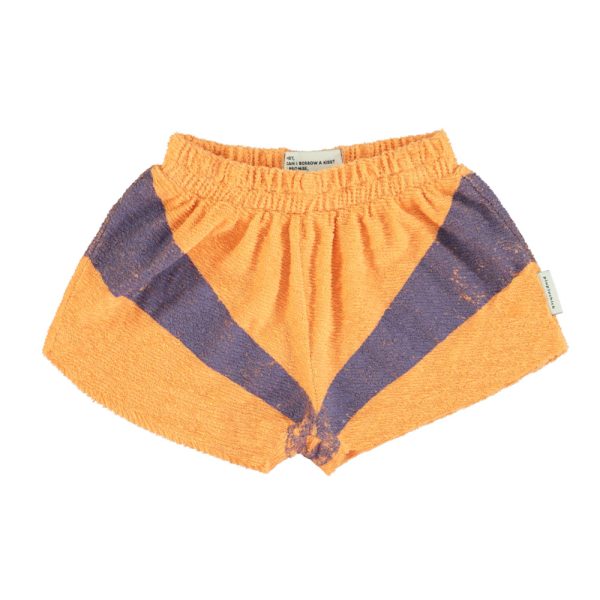 horts | peach & purple print, 6y шорты | персиково-фиолетовый принт,