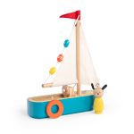 Парусная лодка из дерева (Sailboat La Grande Famille) торг. марки "Moulin Roty", арт. №632443