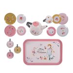 Металлический чайный сервиз (Metal tea set Les Parisiennes) торг. марки "Moulin Roty", арт. №642577