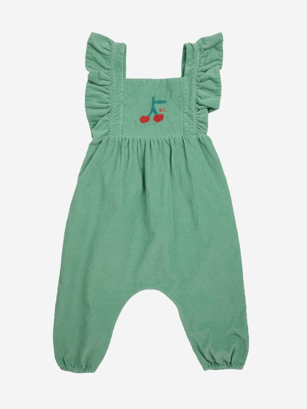 Baby Cherry micro corduroy overall
