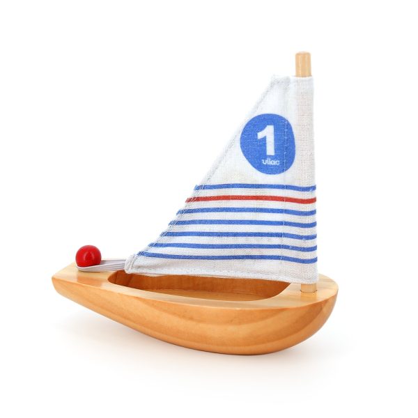 Деревянная парусная лодка (Tiny bath sailboat) торг. марки "Vilac", арт. № 3901