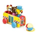 Деревянный поезд-каталка с животными (Coach pull toy) торг. марки "Vilac", арт. № 7736