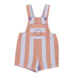 baby short dungarees | orange & purple stripes,12m детские короткие комбинезоны | оранжевые и фиолетовые полосы