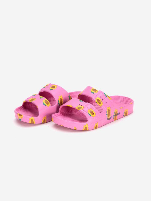Тапочки (Sunflower all over Moses x Bobo Choses) торг. марки "BOBO CHOSES", арт. № B125AI03356105, материал: 100% полиуретан, размер: 32-33