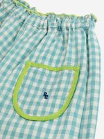 Vichy woven culotte pants| 124AC11240015
