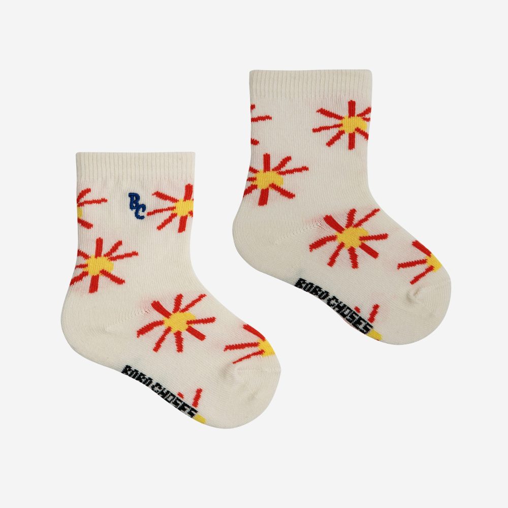 Baby Sun all over short socks| 124AH00111077