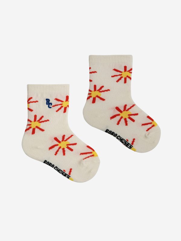 Baby Sun all over short socks| 124AH00111077