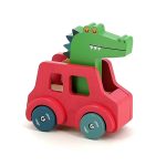 Деревянная машинка с гудком "Крокодил" (Crocodile beep car - Andy Westface) торг. марки "Vilac", арт. № 7426G