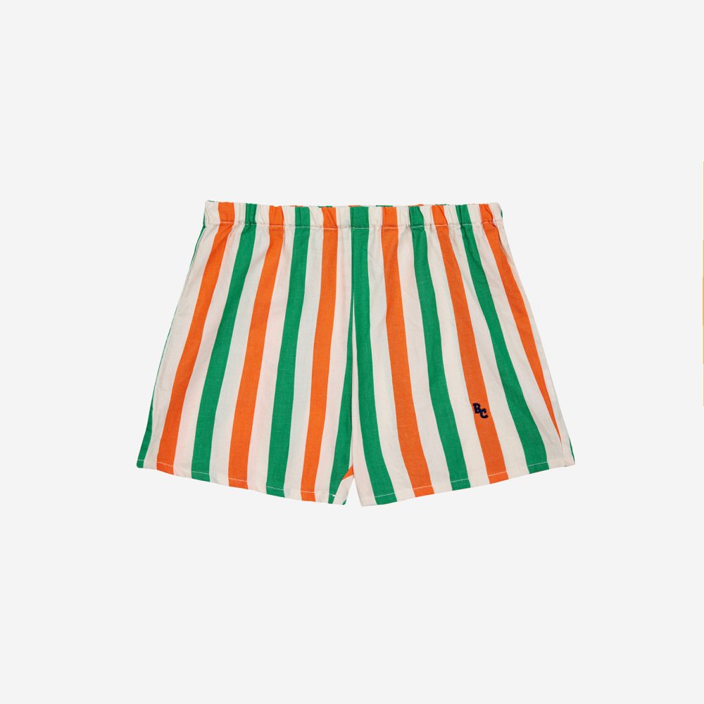 Baby Vertical Stripes woven shorts| 124AB08011007