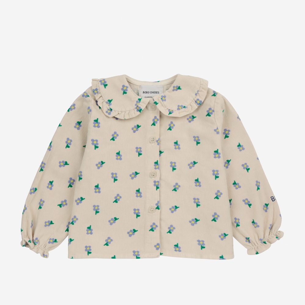 Baby Pansy Flower all over blouse