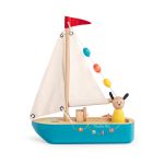 Парусная лодка из дерева (Sailboat La Grande Famille) торг. марки "Moulin Roty", арт. №632443