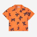 Big Cat all over woven shirt| 124AC03680012