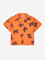 Big Cat all over woven shirt| 124AC03680012