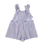 short jumpsuit w/ straps | lavender w/ yellow flowers, 3y короткий комбинезон на бретелях | лавандовый с желтыми цветками,