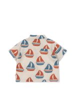 Рубашка для мальчиков (ELLIOT SS SHIRT GOTS AHOY) торг. марки "Konges Slоjd", арт. № KS104782, материал: 98% хлопок, 2% эластан, размер: 18м. - 10л