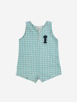 Baby Ant vichy woven playsuit| 124AB09145005